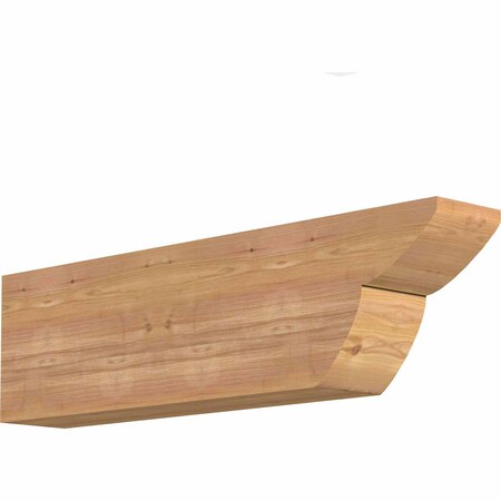 Ekena Millwork Crestline Smooth Rafter Tail, Western Red Cedar, 5 1/2"W x 10"H x 36"L RFT06X10X36CRE00SWR